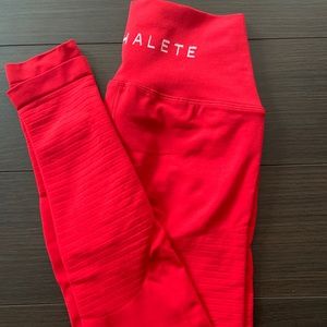 Alphalete Formula Red Revival Leggings